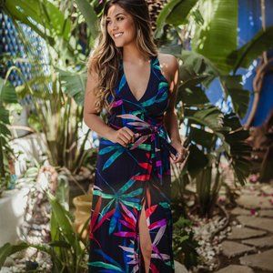 Veronica M Thailand Wrap Maxi Dress